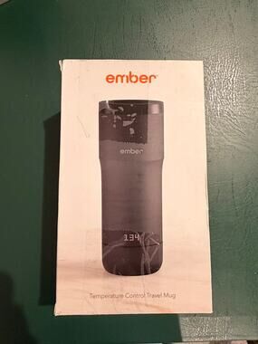 Ember Temperature Control Travel Mug, 12 Ounce, Black